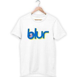Vintage 1991 Blur Leisure Album Shirt Retro Britpop Band Music Graphic Tee 86